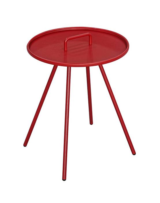 Ecloz - Table d'appoint de jardin acier avec poignée cerise Elba ECLOZ - Image 1