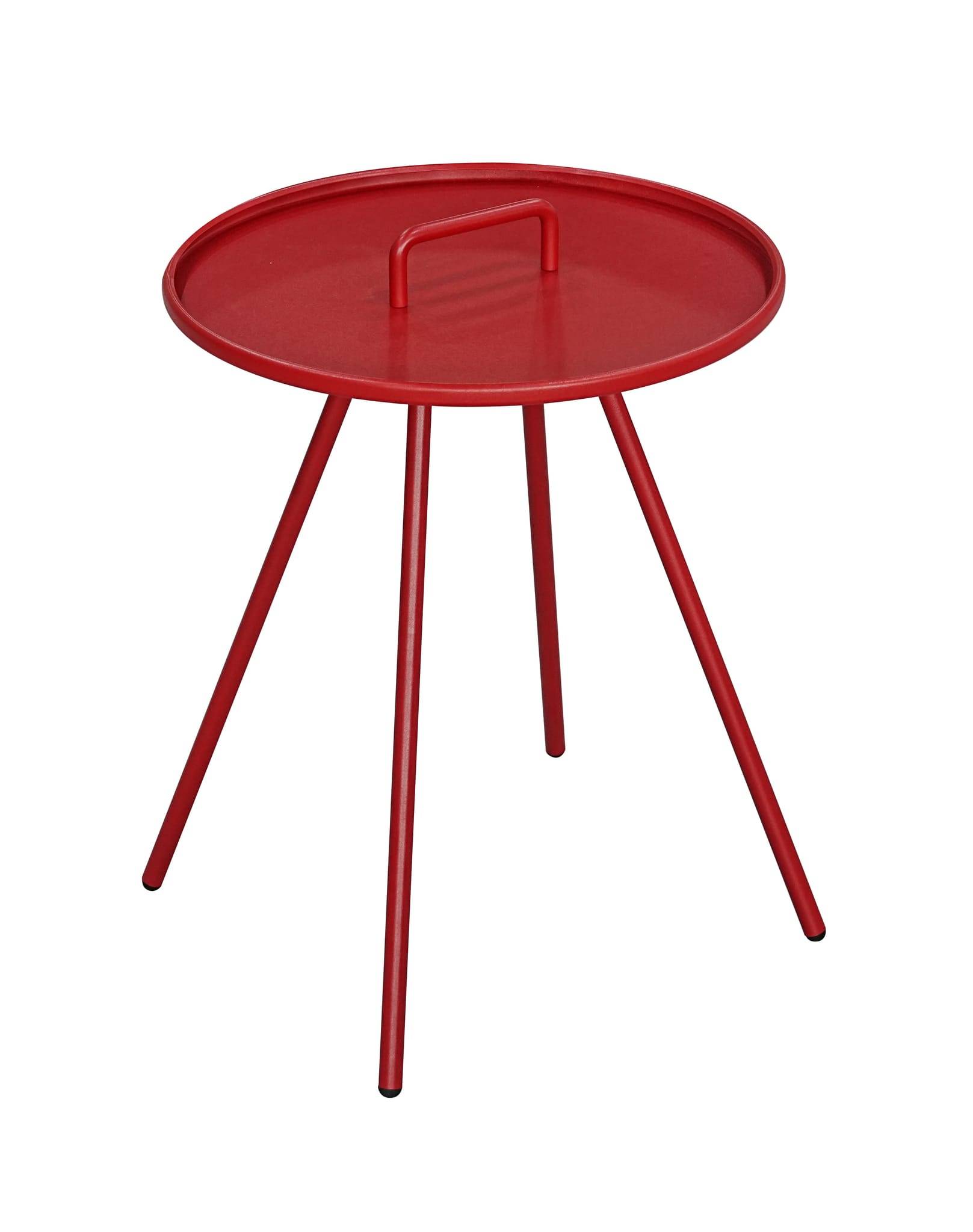 Ecloz - Table d'appoint de jardin acier avec poignée cerise Elba ECLOZ - Image 1