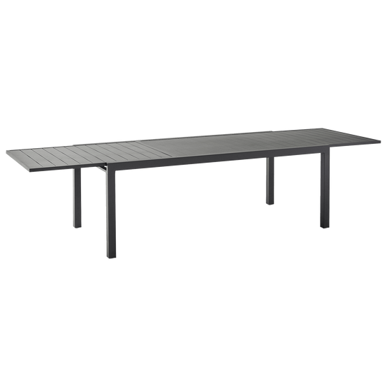 Ecloz - Table de jardin rectangulaire extensible aluminium 8/12 personnes anthracite Folco ECLOZ - Image 10