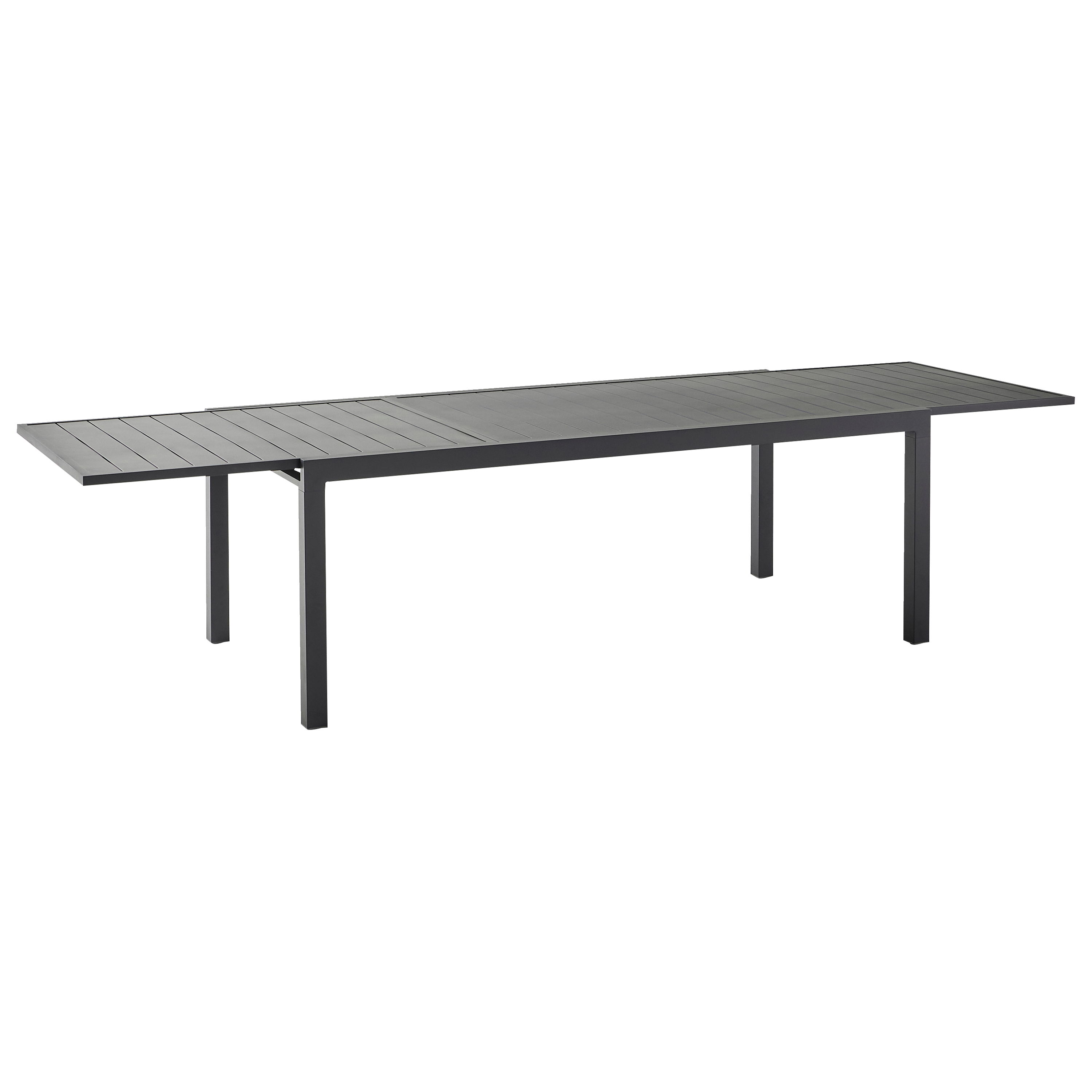 Ecloz - Table de jardin rectangulaire extensible aluminium 8/12 personnes anthracite Folco ECLOZ - Image 10