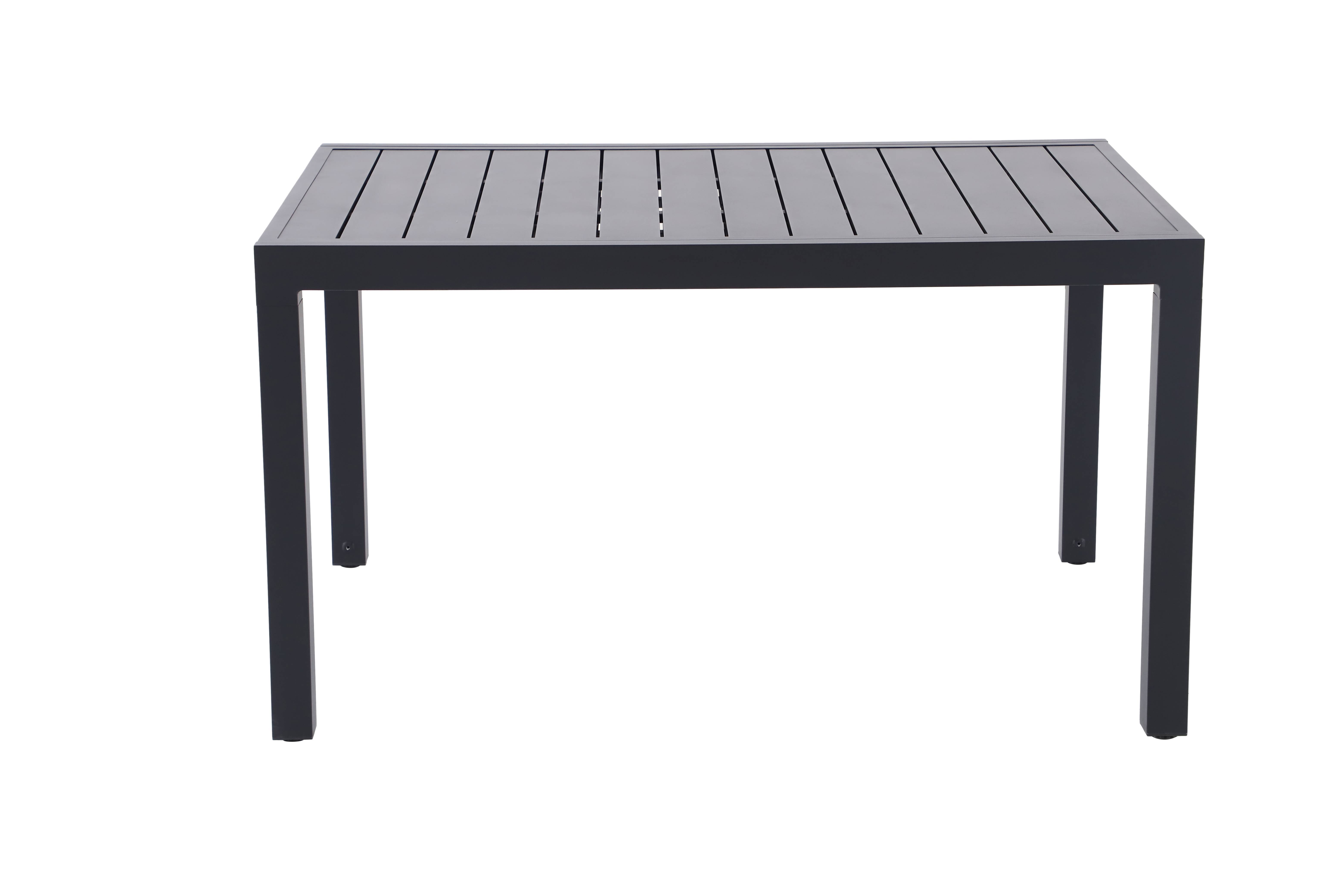 Ecloz - Table de jardin rectangulaire extensible aluminium 6/10 personnes anthracite Folco ECLOZ - Image 1
