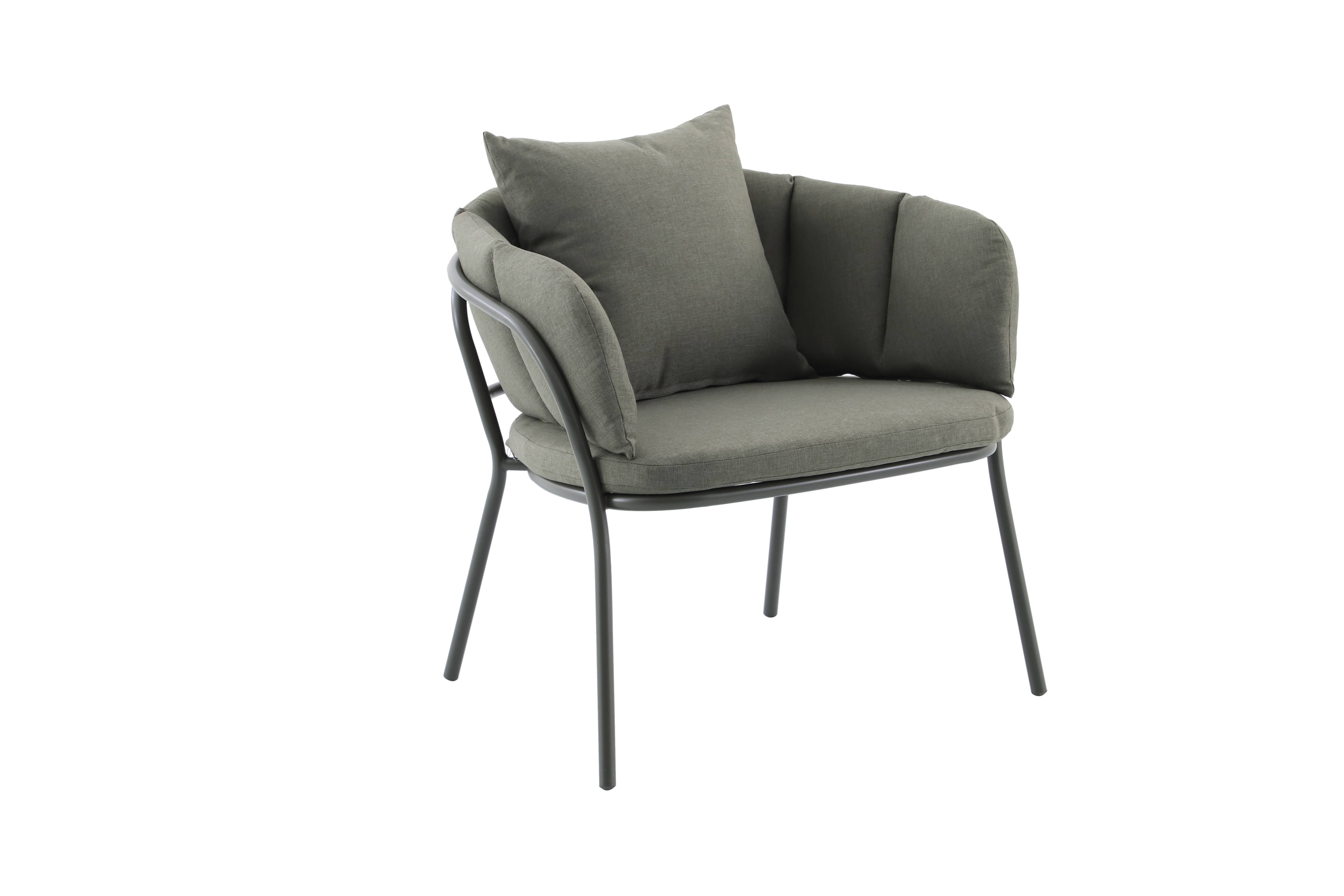 Ecloz - Salon de jardin détente acier polyester 2 personnes vert Flavien ECLOZ - Image 7