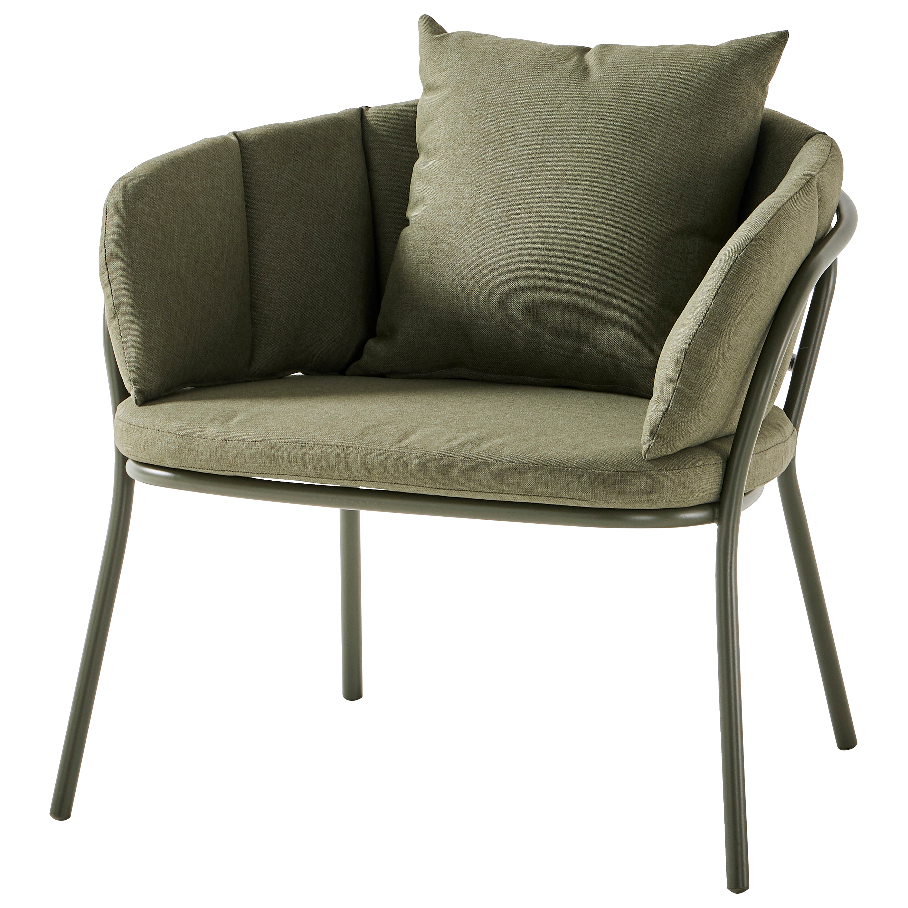 Ecloz - Salon de jardin détente acier polyester 2 personnes vert Flavien ECLOZ - Image 13