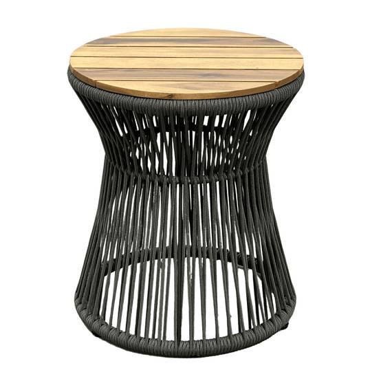 Ecloz - Table d'appoint acier corde acacia Felicite ECLOZ - Image 3