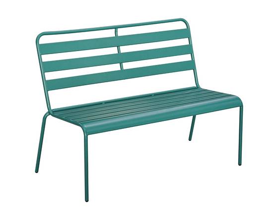 Ecloz - Banc de jardin acier 2 places vert Fanny ECLOZ - Image 1