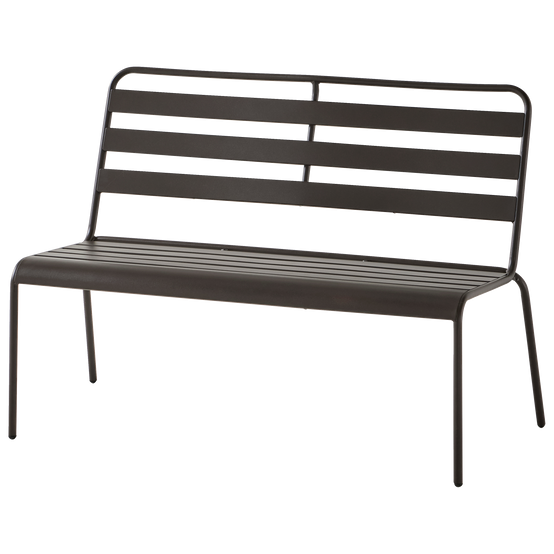 Ecloz - Banc de jardin acier 2 places marron Fanny ECLOZ - Image 3