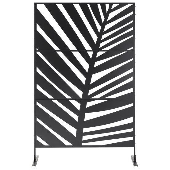 Ecloz - Paravent de jardin acier 1,98x1,2m motif florale Flore ECLO - Image 4