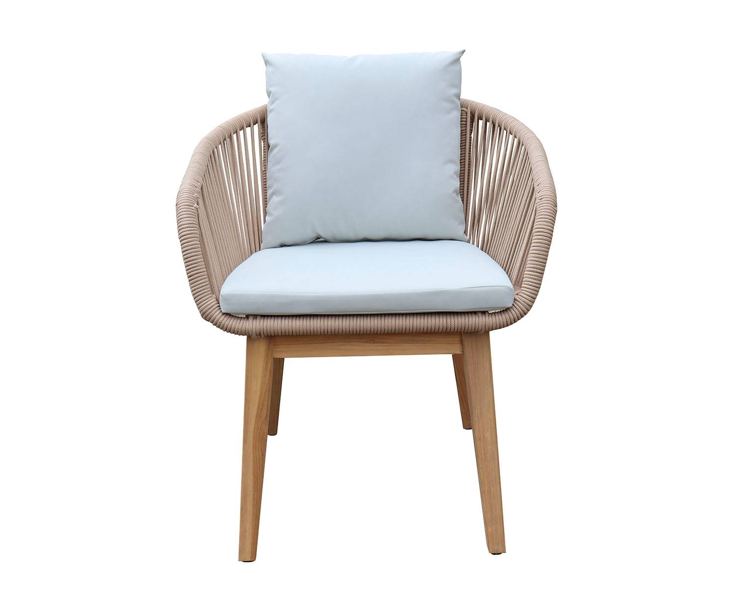 Ecloz - Fauteuil de jardin repas cordage et bois Fiora ECLOZ - Image 2