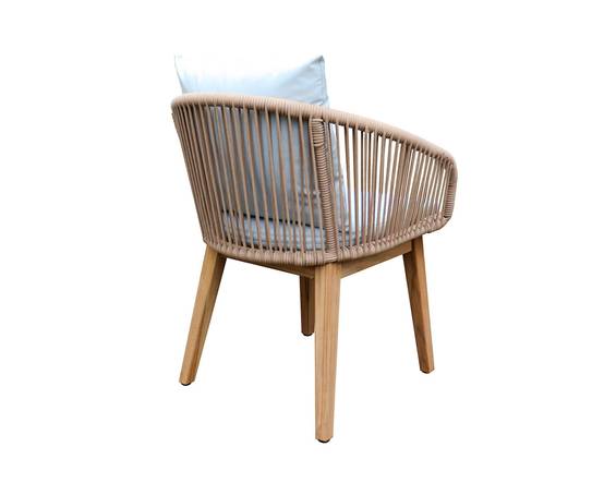 Ecloz - Fauteuil de jardin repas cordage et bois Fiora ECLOZ - Image 8