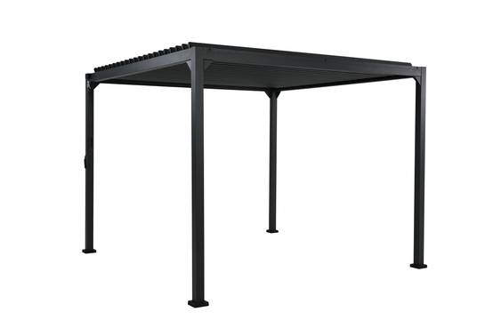 Ecloz - Pergola bioclimatique 3x4m alu acier anthracite ECLOZ - Image 1