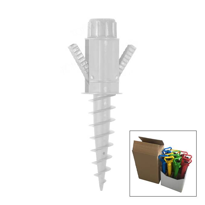 Ecloz - Pied de Parasol Vis 40cm en plastique ECLOZ