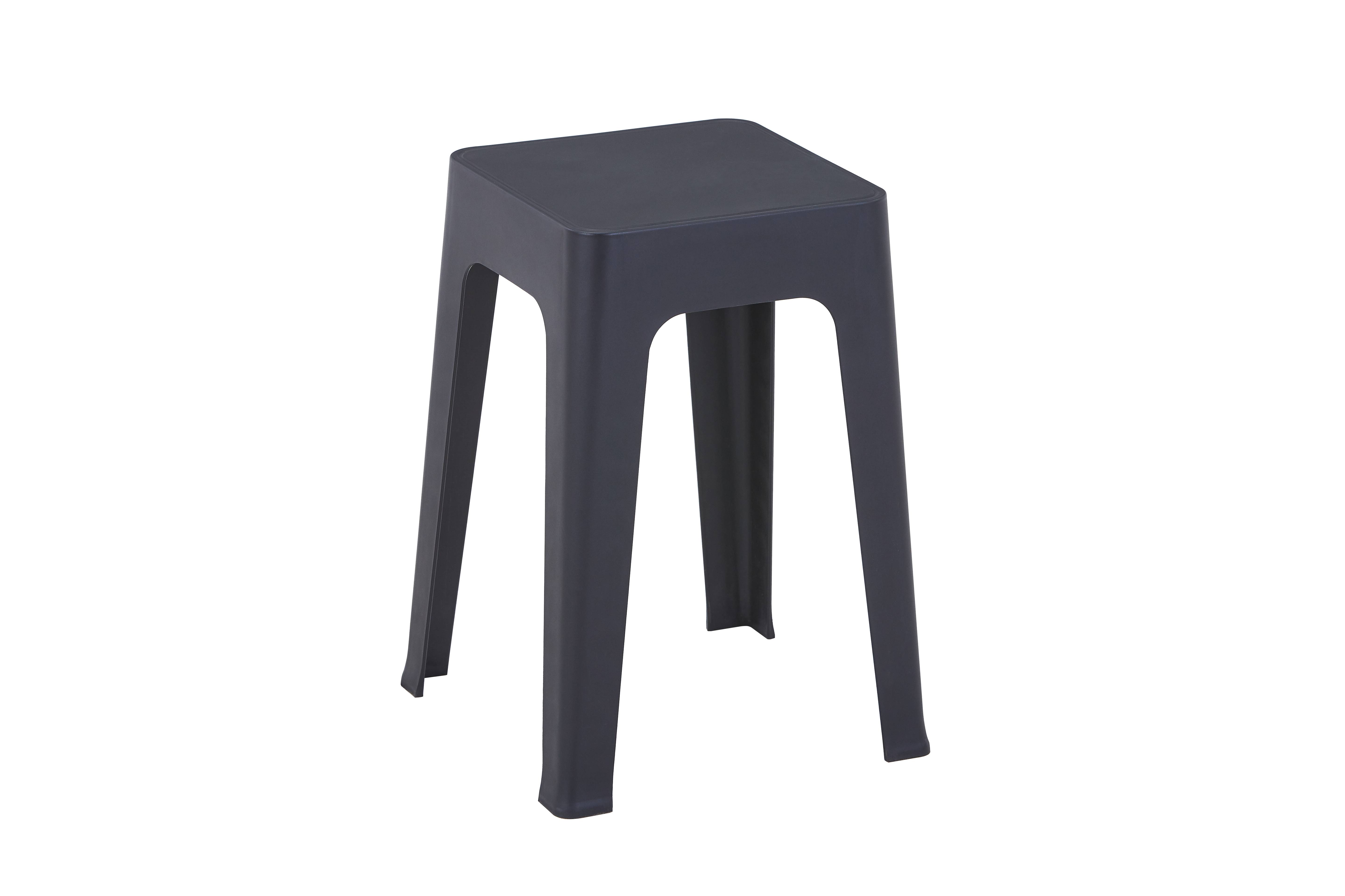 Ecloz - Tabouret de jardin résine noir Feve ECLOZ - Image 2