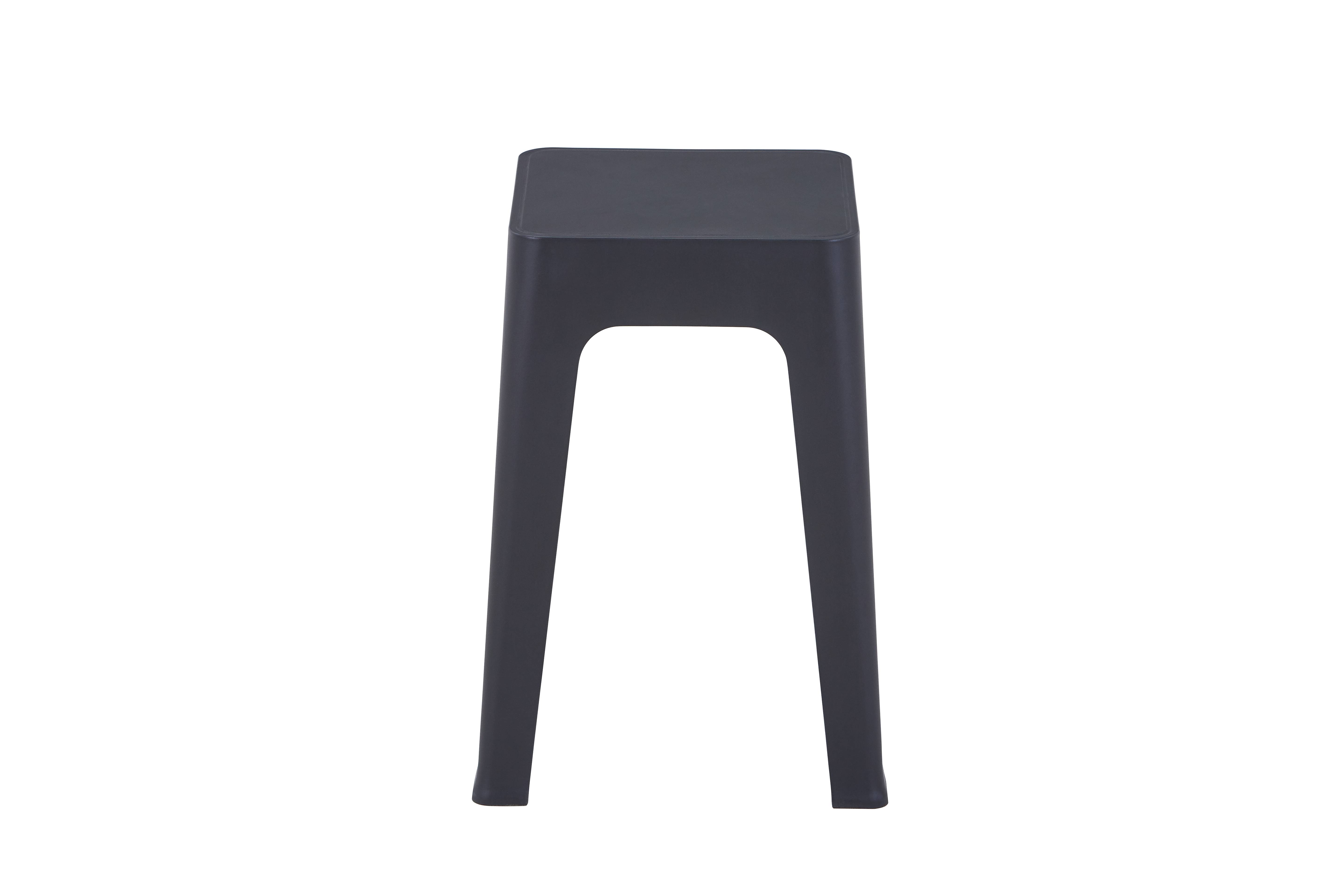 Ecloz - Tabouret de jardin résine noir Feve ECLOZ - Image 1