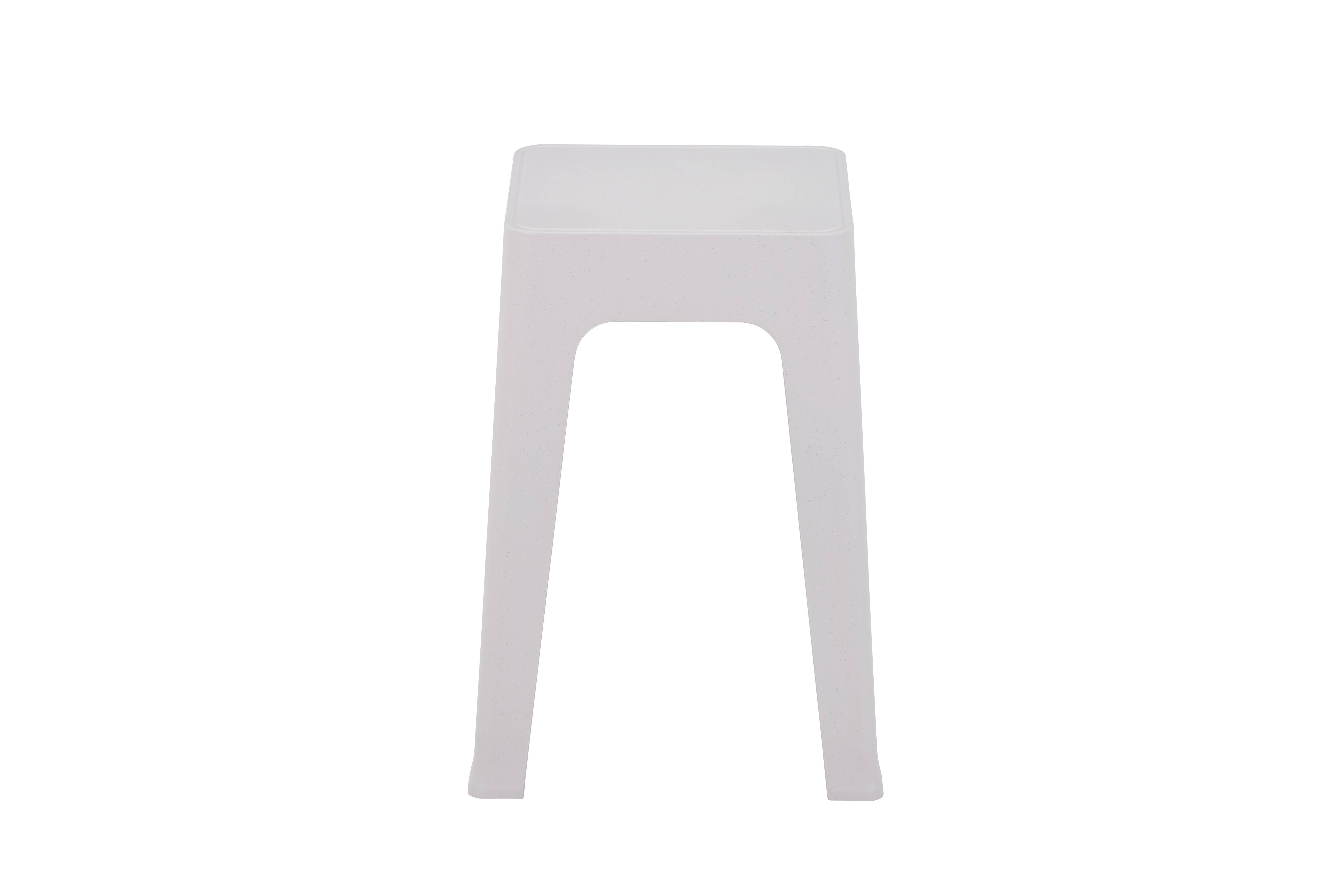 Ecloz - Tabouret de jardin résine écru Feve ECLOZ - Image 1