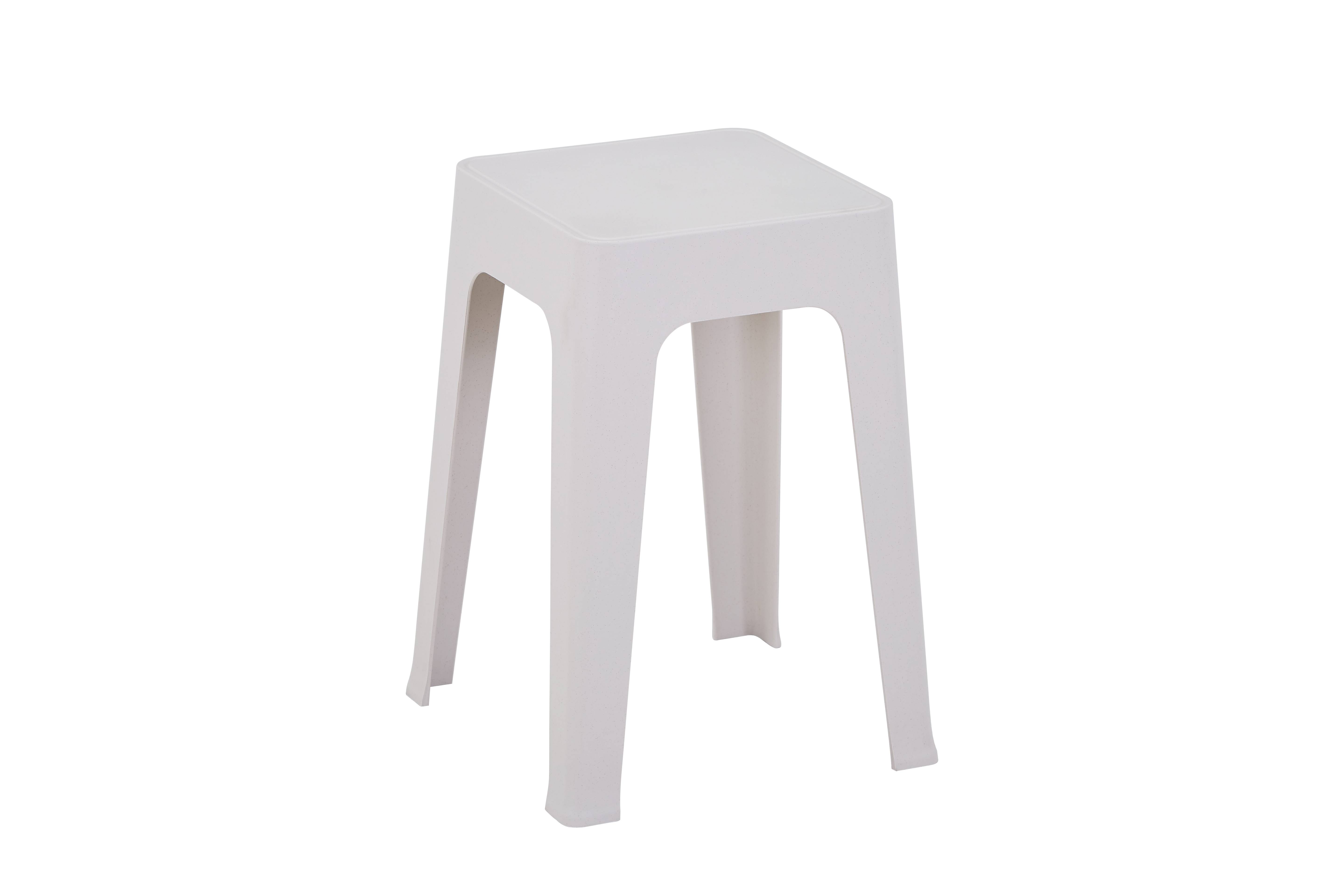 Ecloz - Tabouret de jardin résine écru Feve ECLOZ - Image 2
