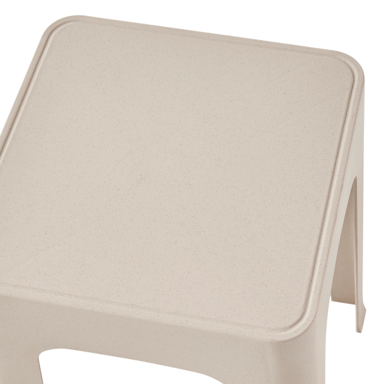 Ecloz - Tabouret de jardin résine écru Feve ECLOZ - Image 4