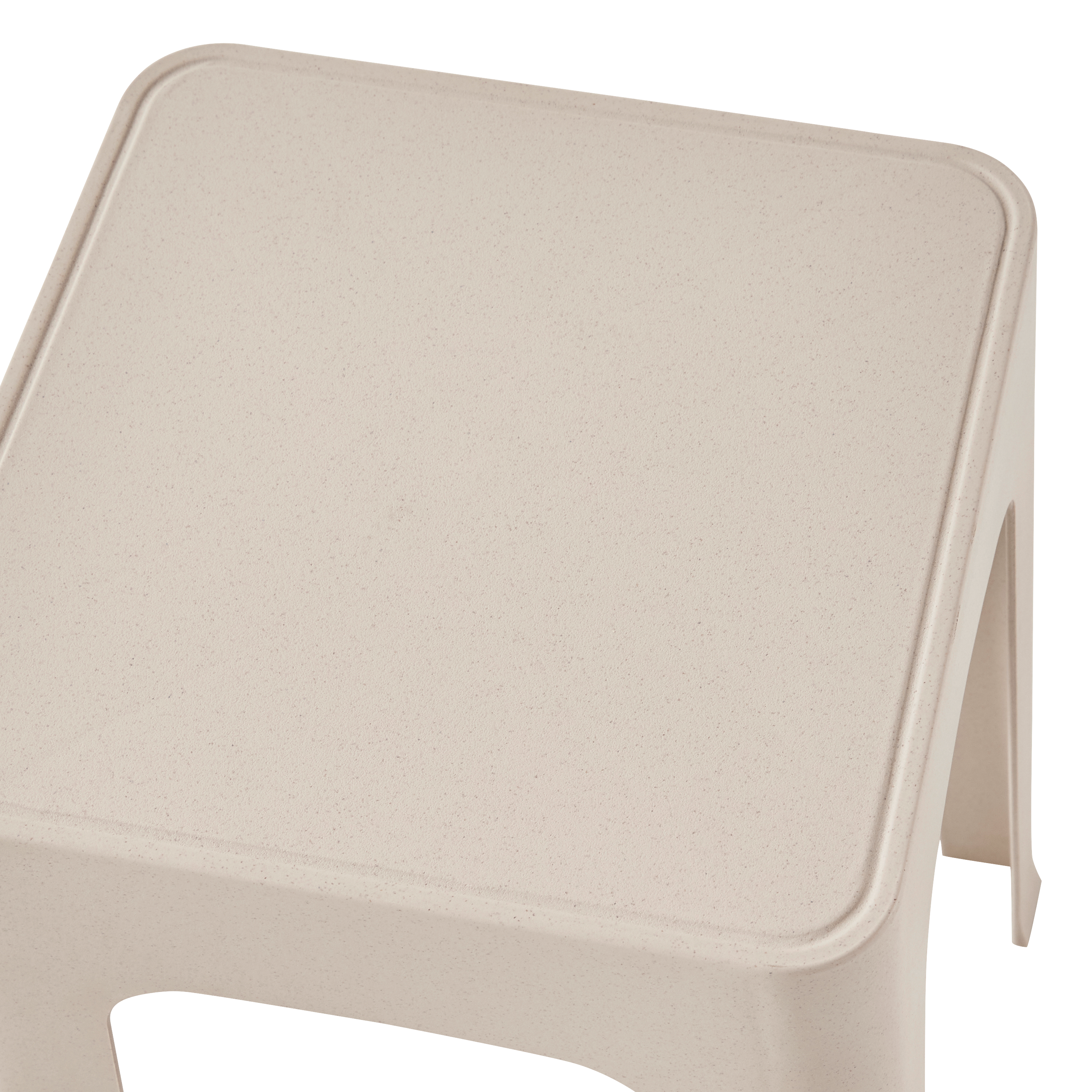 Ecloz - Tabouret de jardin résine écru Feve ECLOZ - Image 4