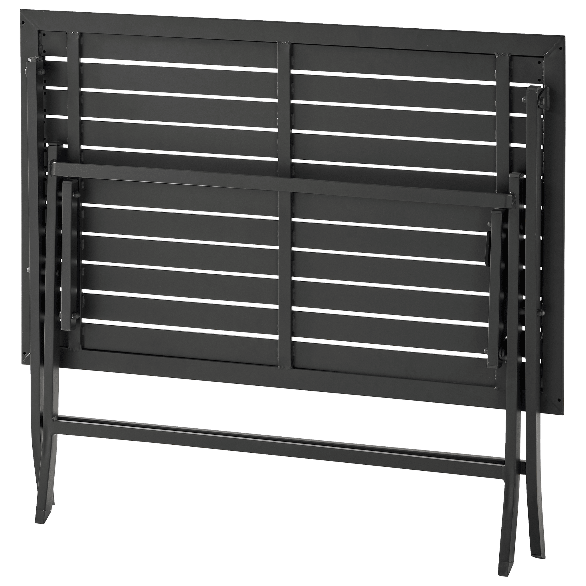 Ecloz - Table de jardin rectangulaire pliante aluminium 4 personnes Ferrand anthracite ECLOZ - Image 3