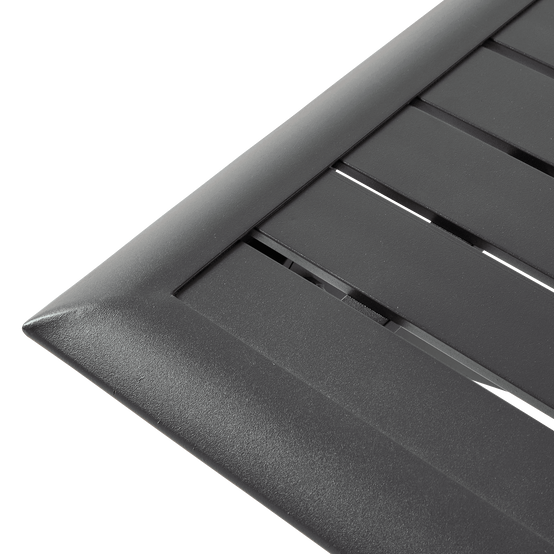 Ecloz - Table de jardin rectangulaire pliante aluminium 4 personnes Ferrand anthracite ECLOZ - Image 4