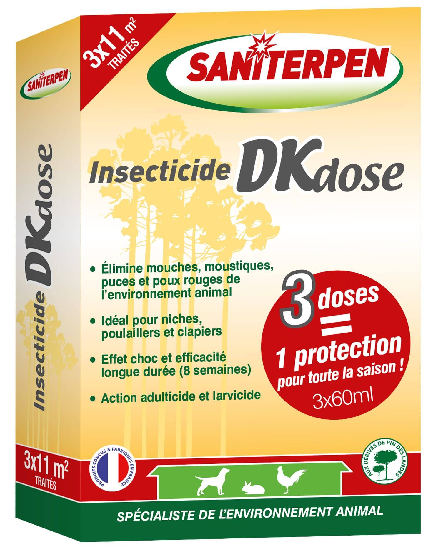 Saniterpen - Insecticide DK Choc 3x60ml - Saniterpen