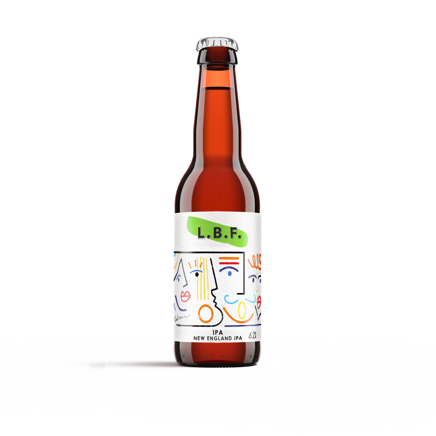 L.B.F. - Bière NEIPA (New England IPA) 6,2° 33 cl - L.B.F.