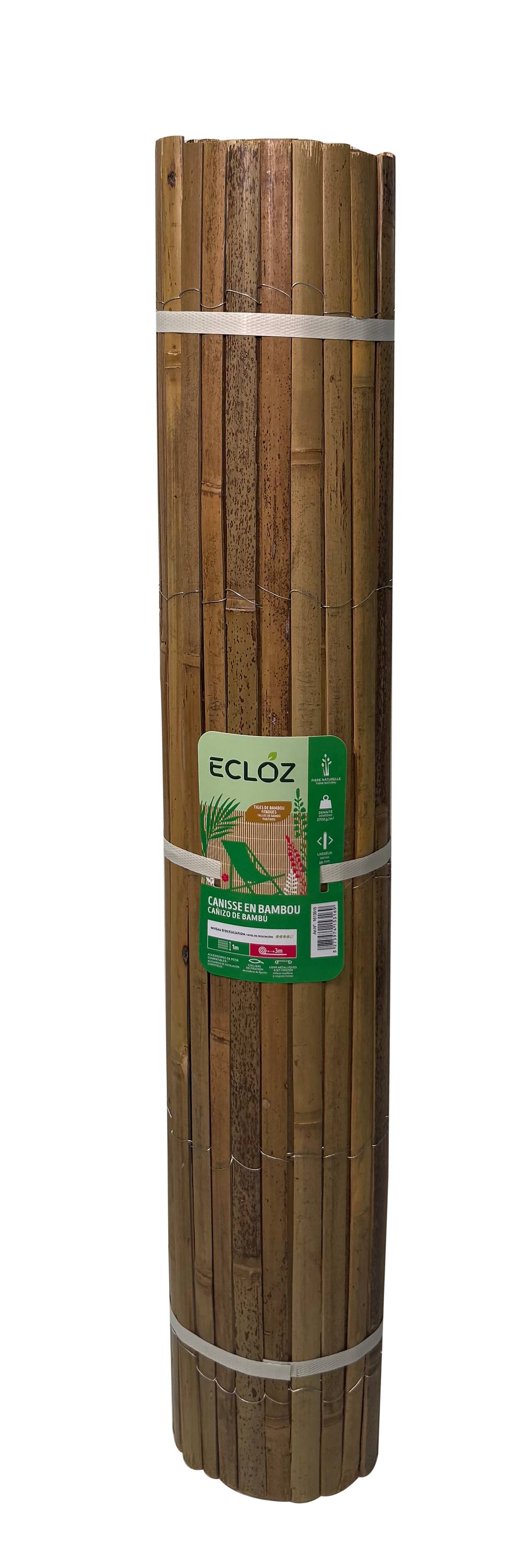 Ecloz - Canisse en bambou 1 x 3 m - ECLOZ - Image 6