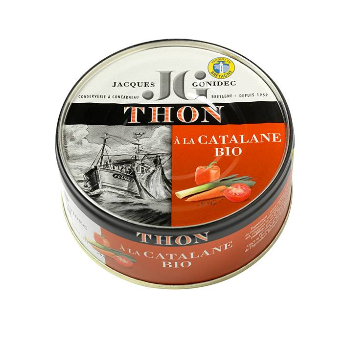 Jacques Gonidec - Thon listao à la catalane bio 160 g - JG