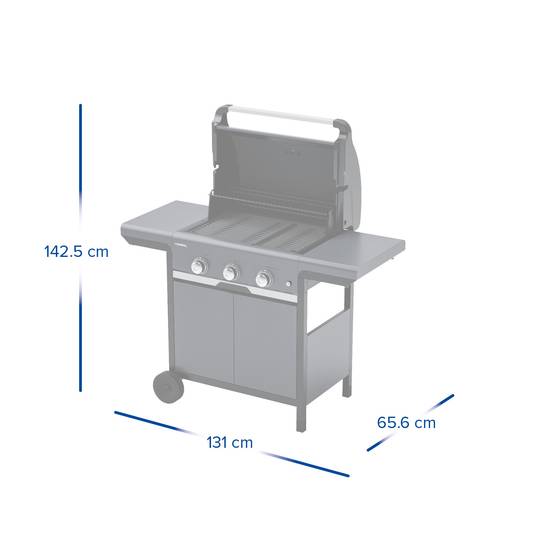 Campingaz - Barbecue gaz 3 brûleurs avec plancha Select 3 LX Plus Campingaz - Image 5