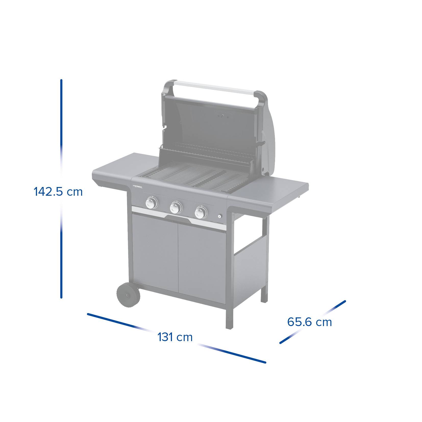 Campingaz - Barbecue gaz 3 brûleurs avec plancha Select 3 LX Plus Campingaz - Image 5
