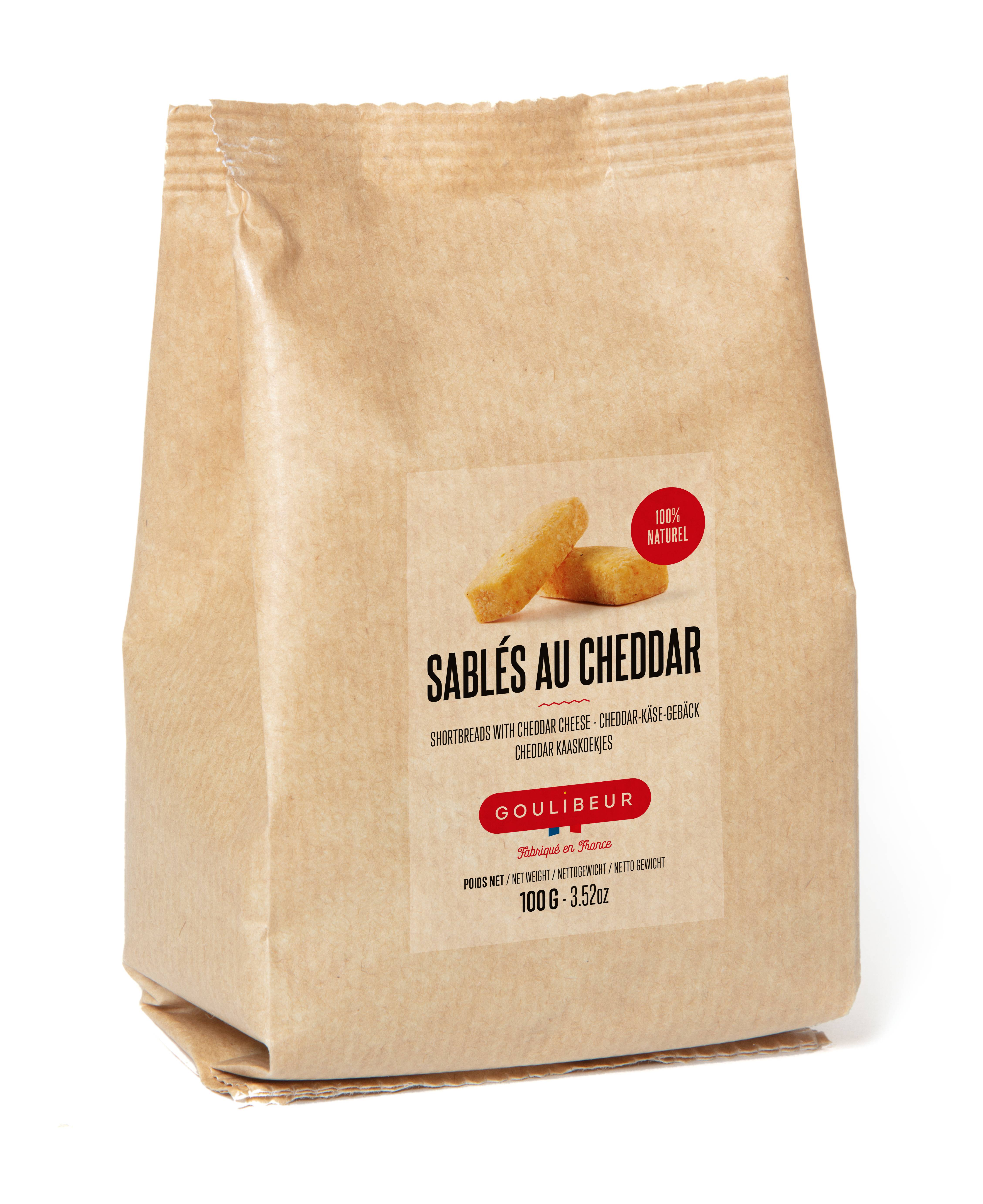 Goulibeur - Sablés cheddar 100 g - Goulibeur