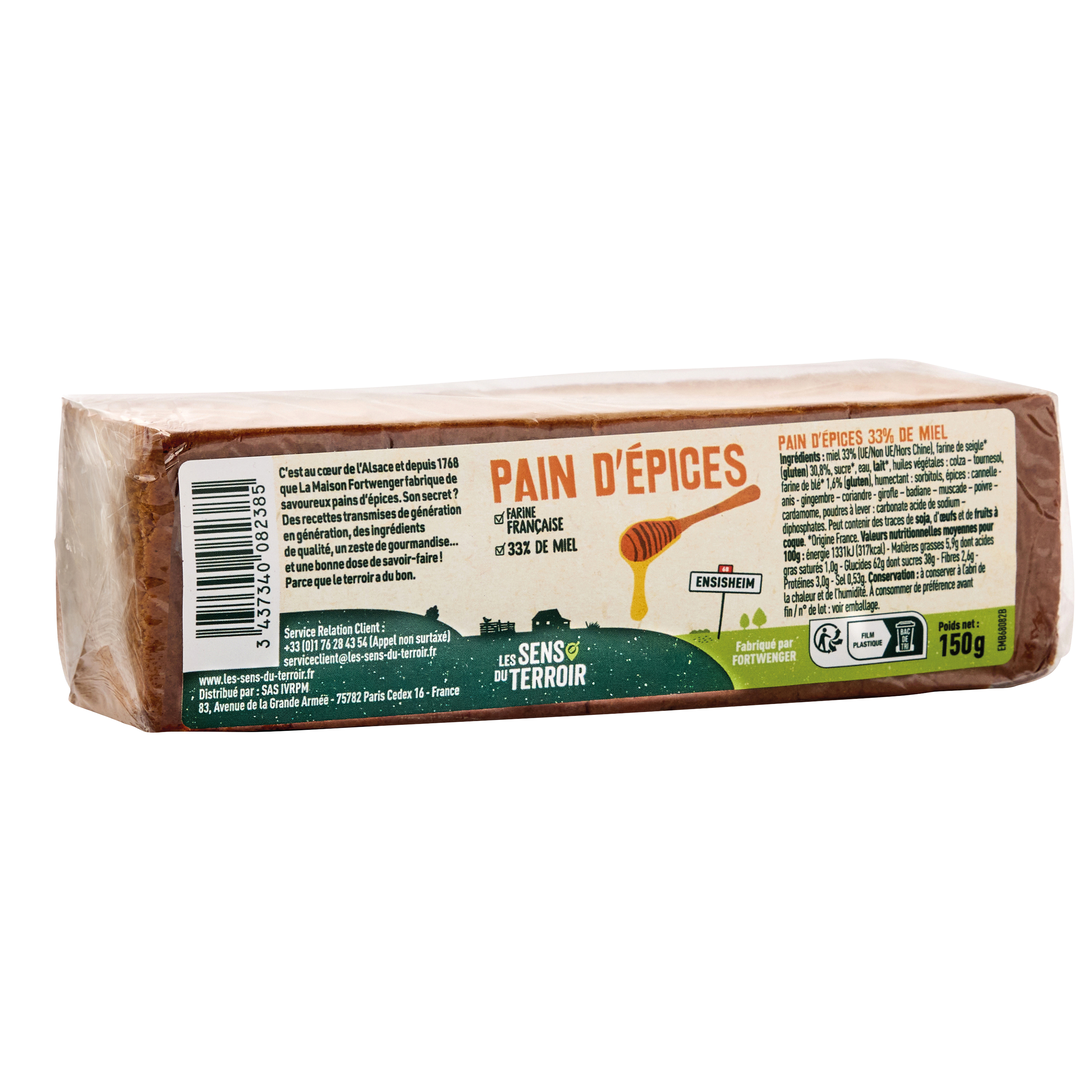 Les Sens du Terroir - Pain d'épices 150 g- Les Sens du Terroir - Image 1