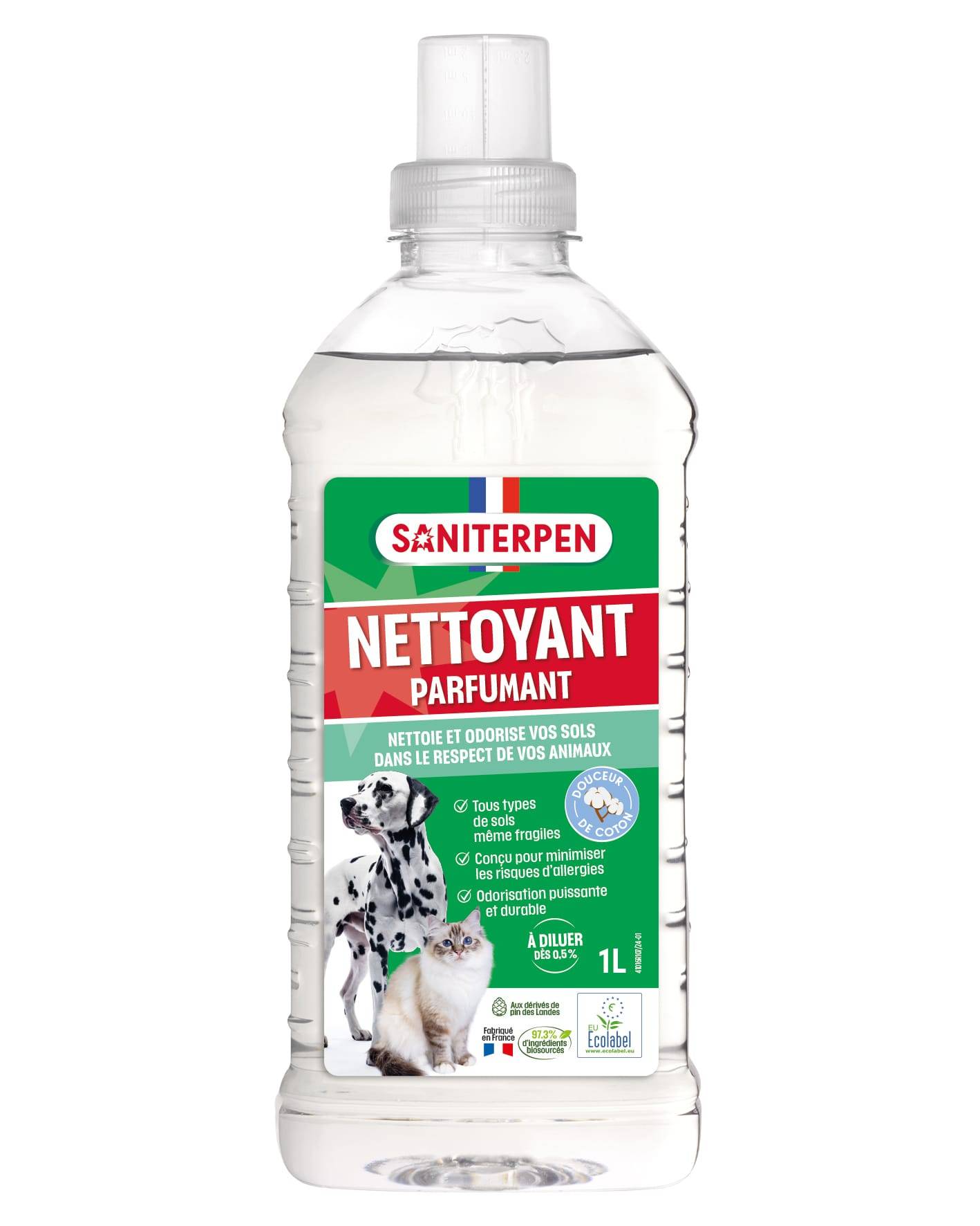 Saniterpen - Nettoyant Spécial Gamelles & Mangeoires 1L - Saniterpen