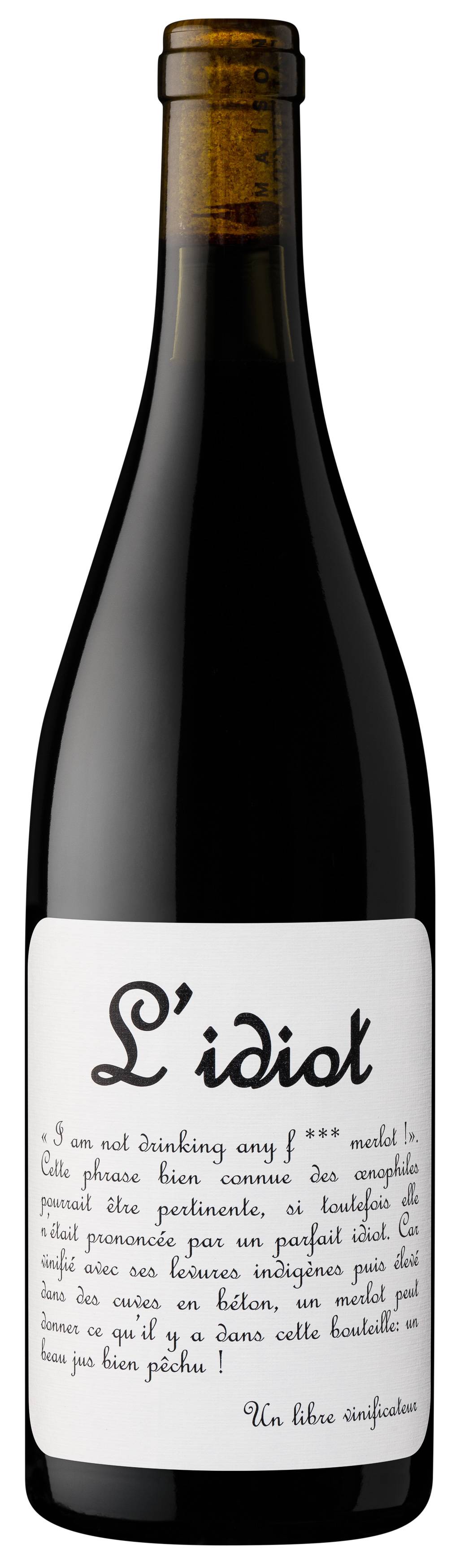 Maison Ventenac - Vin de France l'Idiot rouge BIO 75 cl - Dissidents de Maison Ventenac - Image 1
