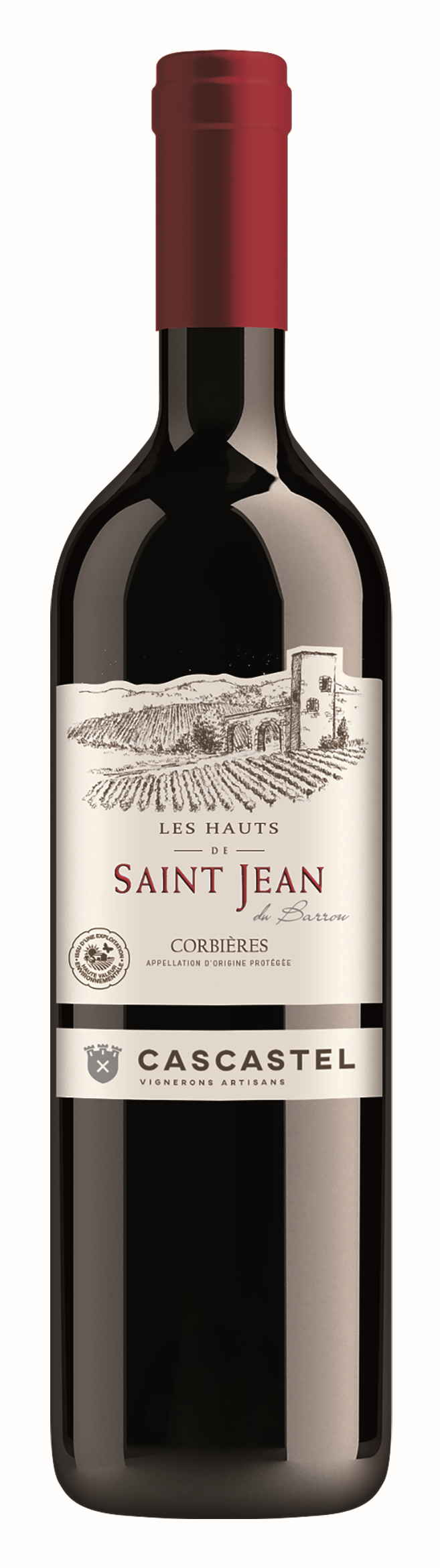 Vignerons De Cascastel - AOP Corbières rouge Haut saint Jean 75 cl - Cascastel - Image 2