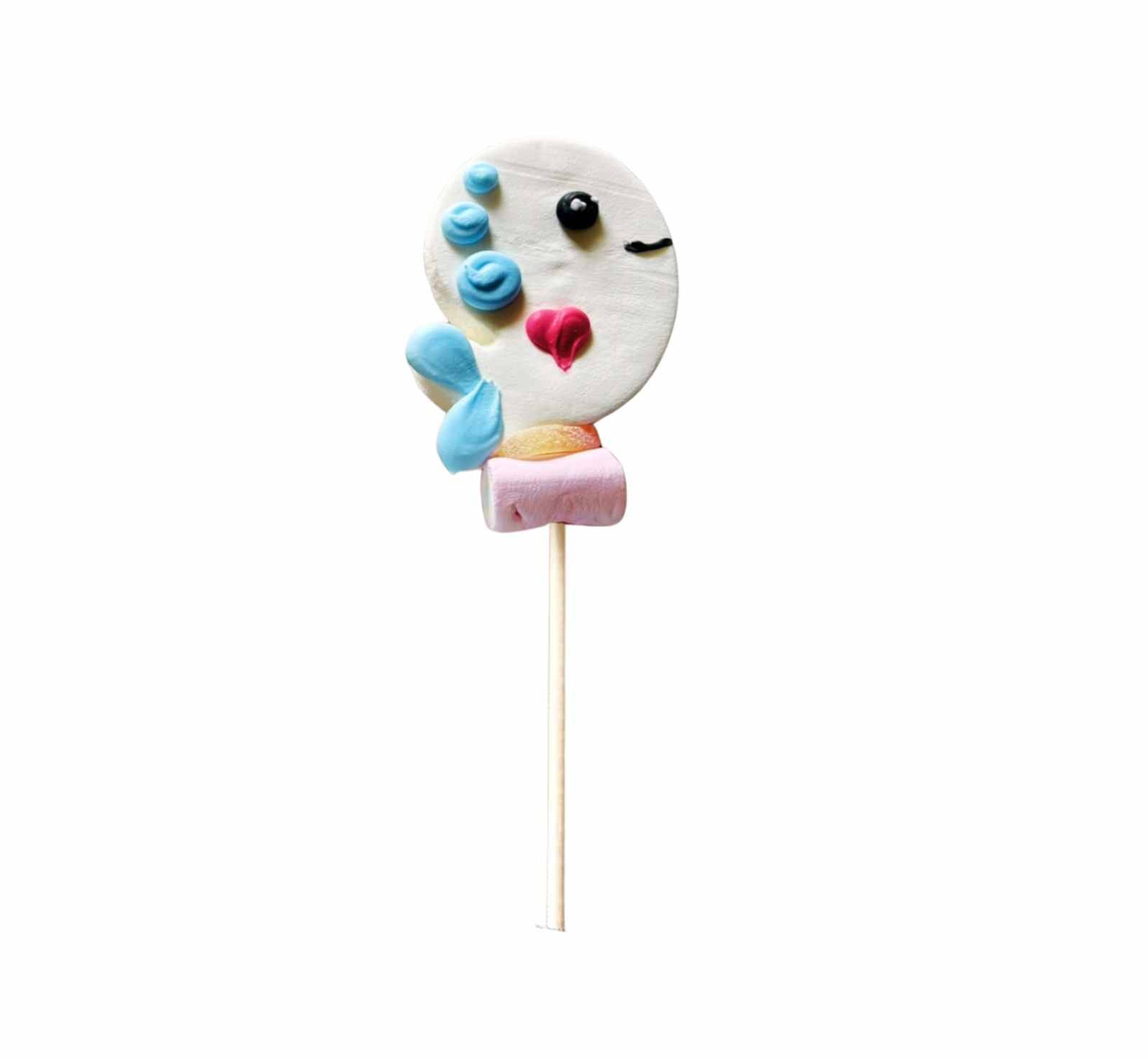 Les Gourmandises de Sophie - Brochette de guimauve Louna la baleine 50 g - Les Gourmandises de Sophie - Image 2