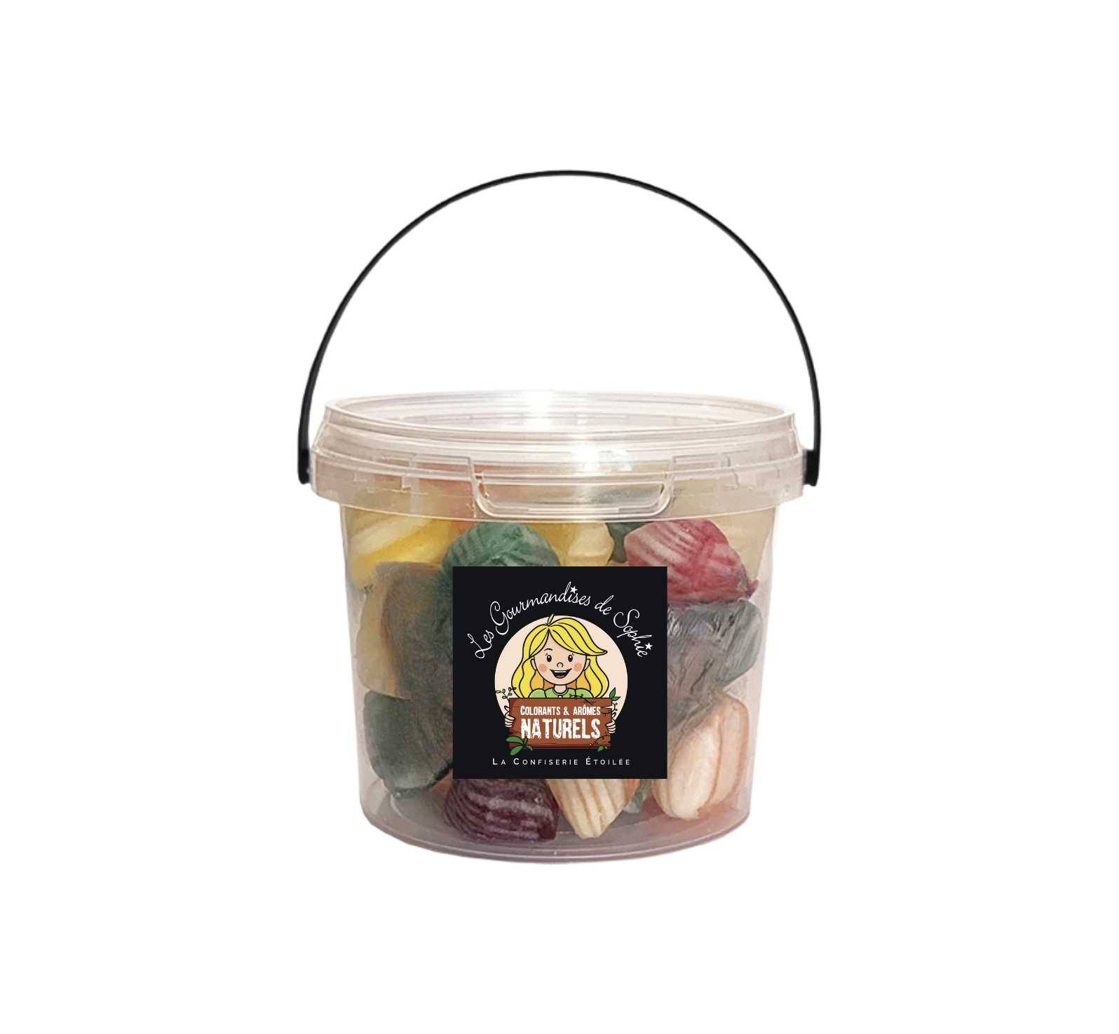 Les Gourmandises de Sophie - Mini Seau Berlingots Rayés 140 g - LES GOURMANDISES DE SOPHIE