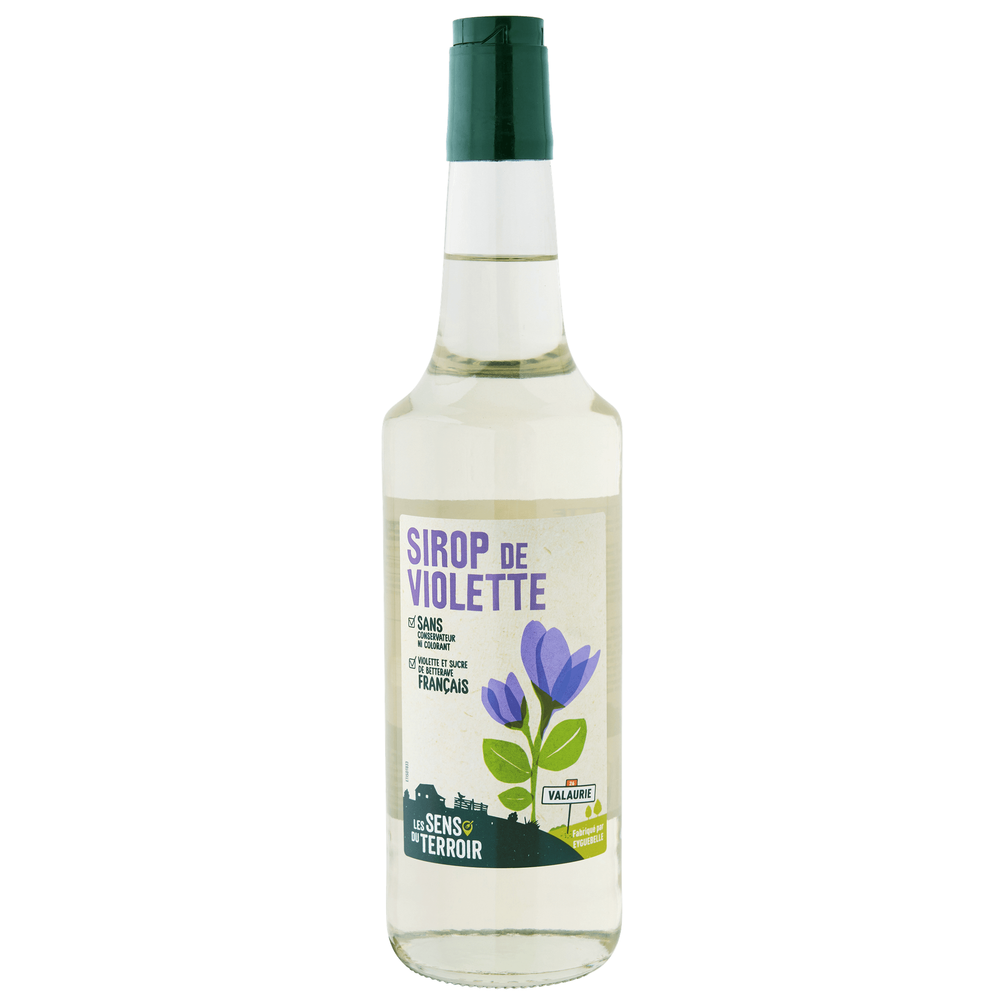 Les Sens du Terroir - Sirop de violette 70 cl - Les Sens du Terroir - Image 1