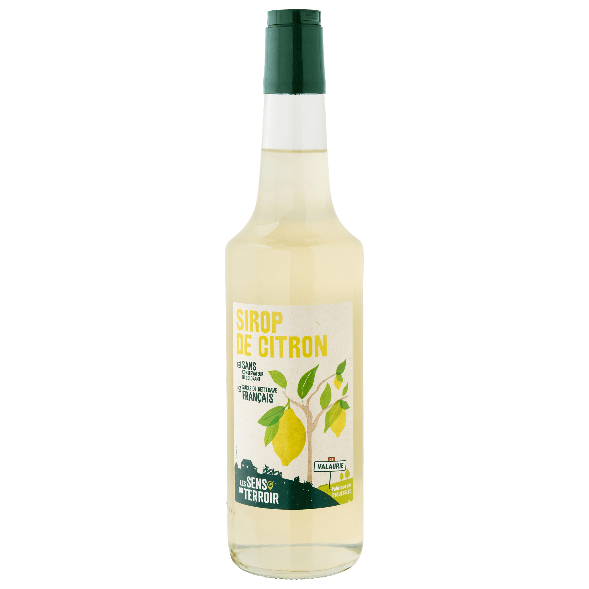 Les Sens du Terroir - Sirop de citron 70 cl - Les Sens du Terroir - Image 1
