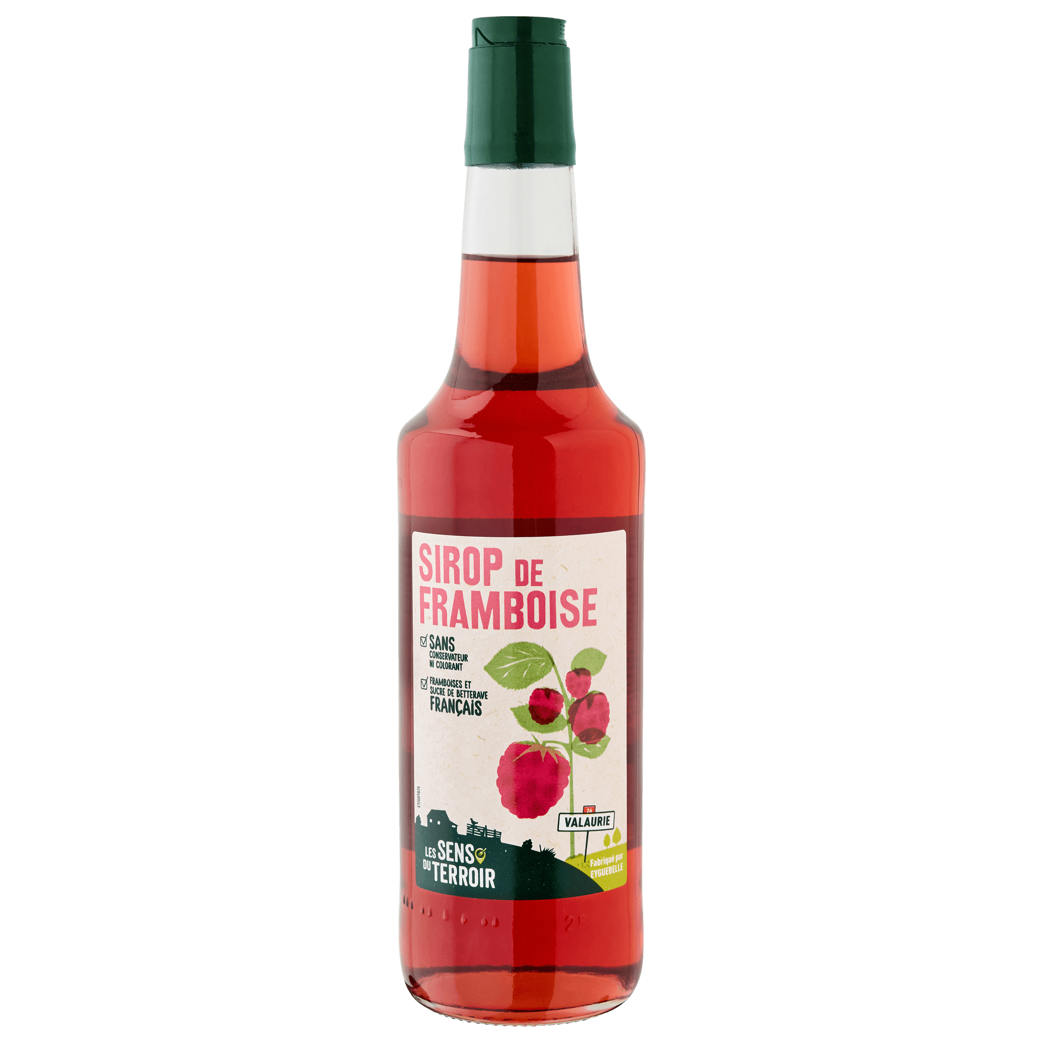 Les Sens du Terroir - Sirop de framboise 70 cl - Les Sens du terroir - Image 1