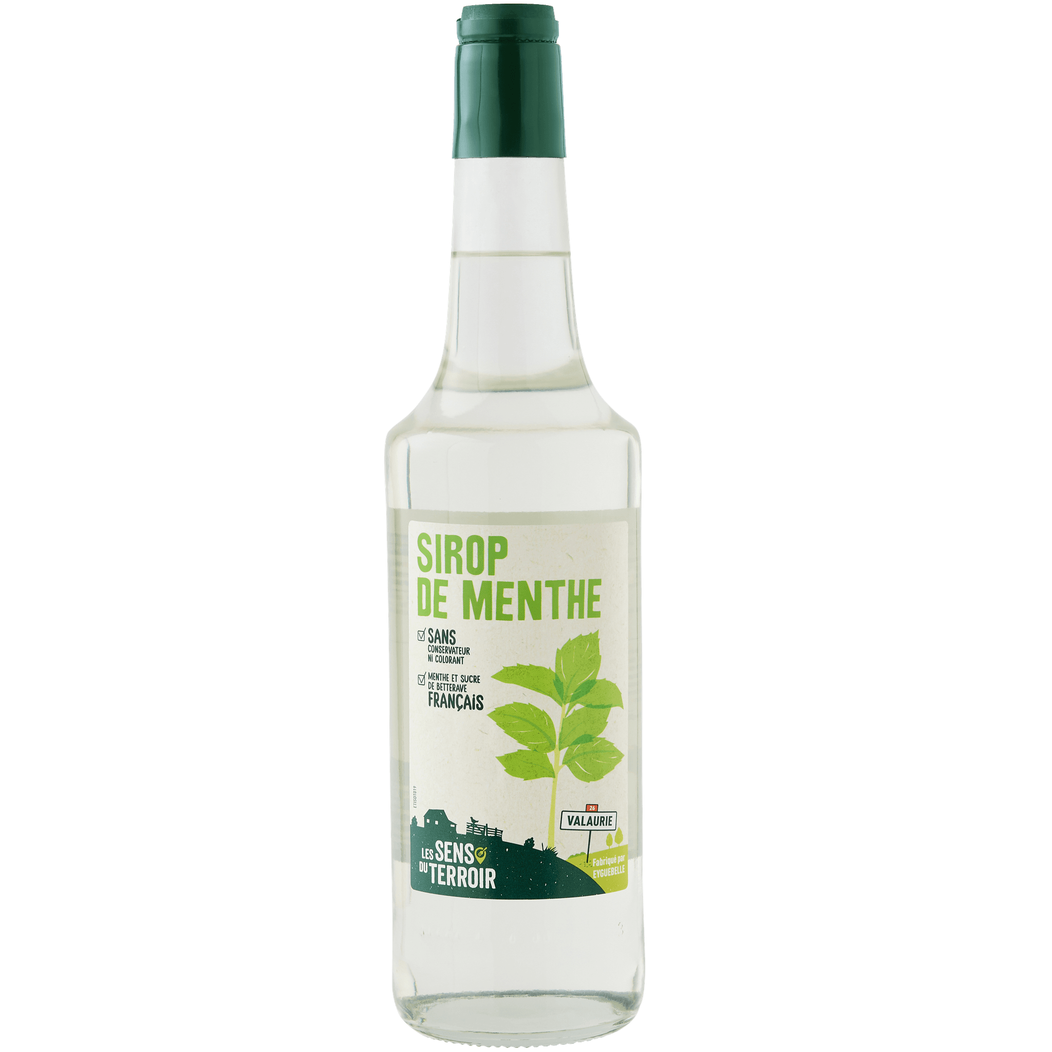 Les Sens du Terroir - Sirop de menthe 70 cl - Les Sens du Terroir - Image 1