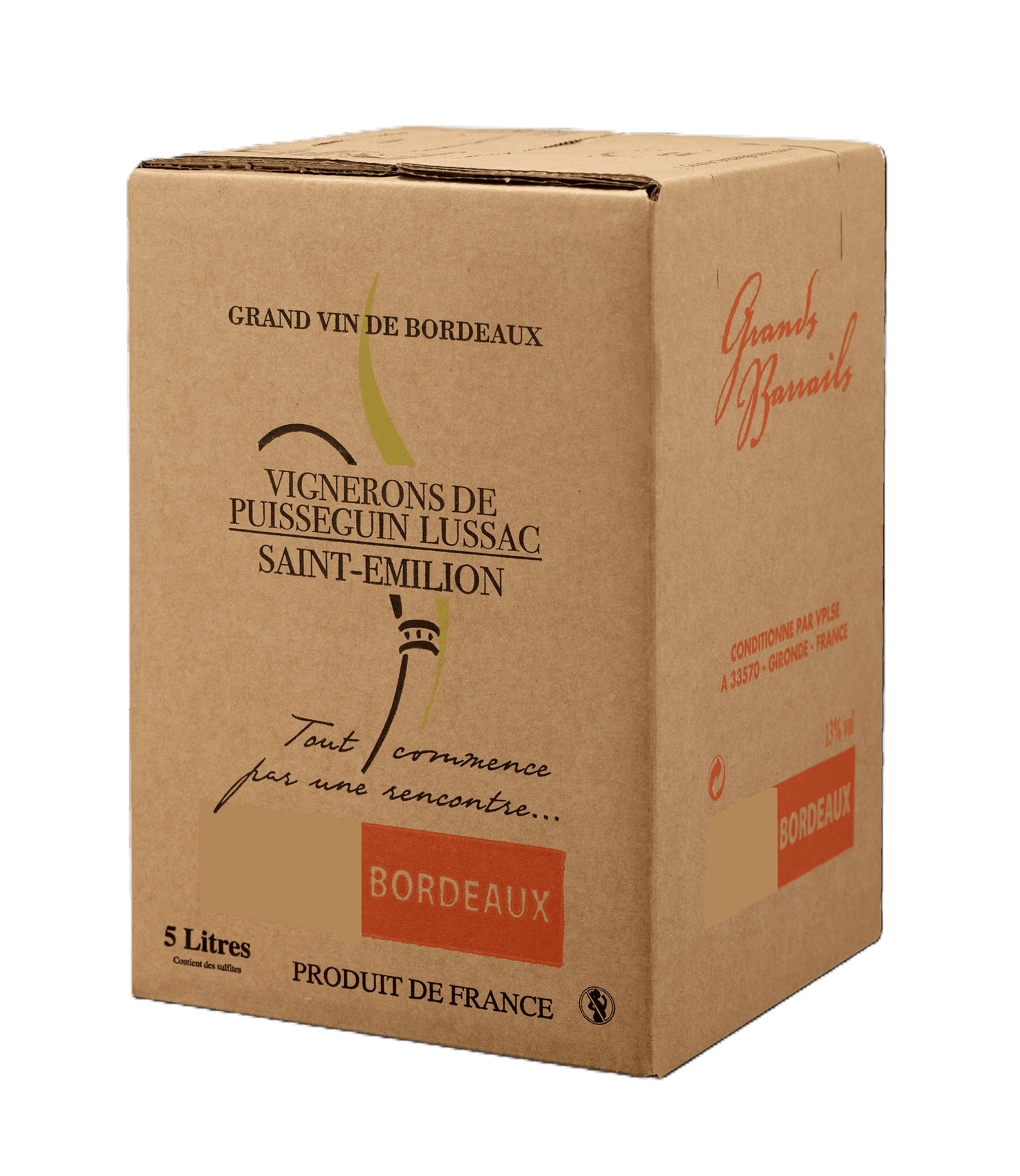 Puisseguin Lussac - Grands Barrails Bordeaux 5l