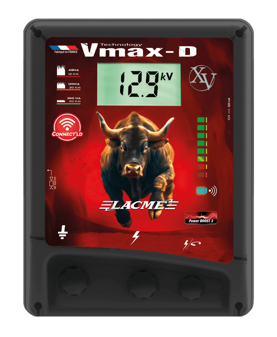 Lacme - Electrificateur secteur VMAX XV-D Connect'LD, Toutes options, 14100 V, 15 J équi - LACMÉ - Image 3