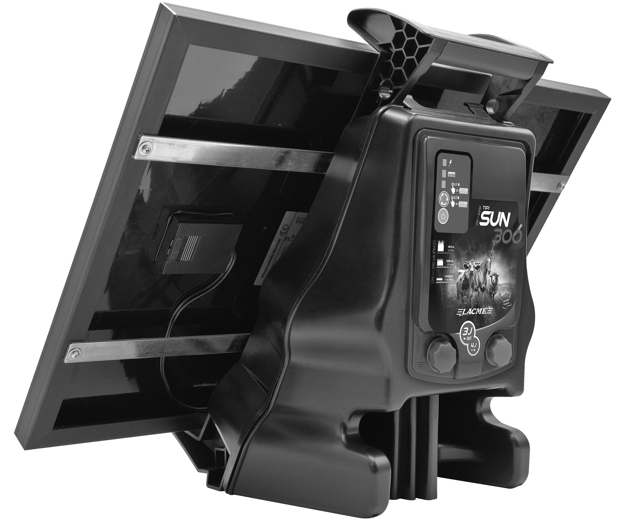 Lacme - Electrificateur compact solaire 33 W, 11600 V, 3 J - LACMÉ - Image 3