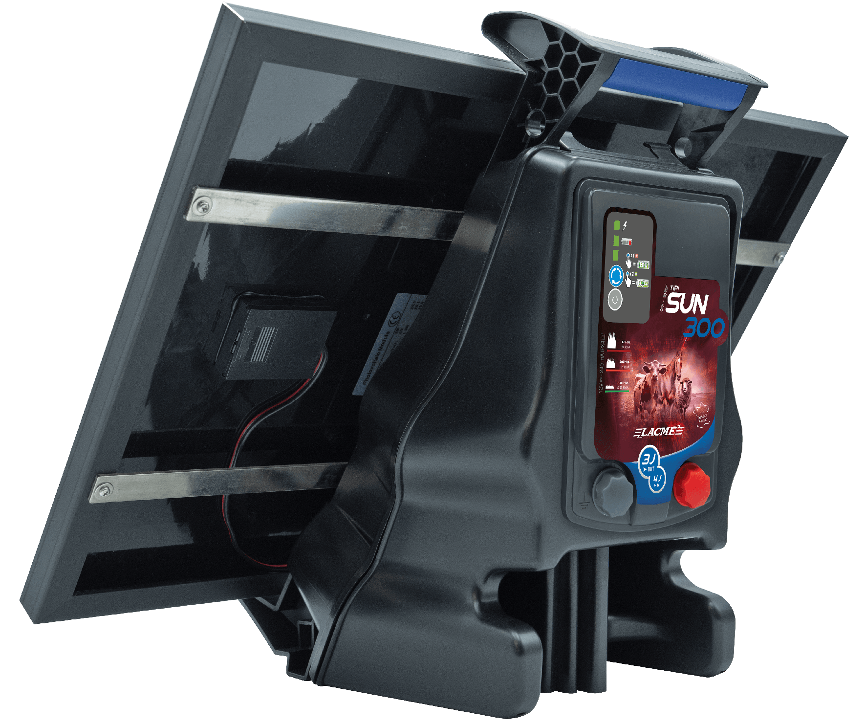 Lacme - Electrificateur compact solaire 33 W, 11600 V, 3 J - LACMÉ - Image 5