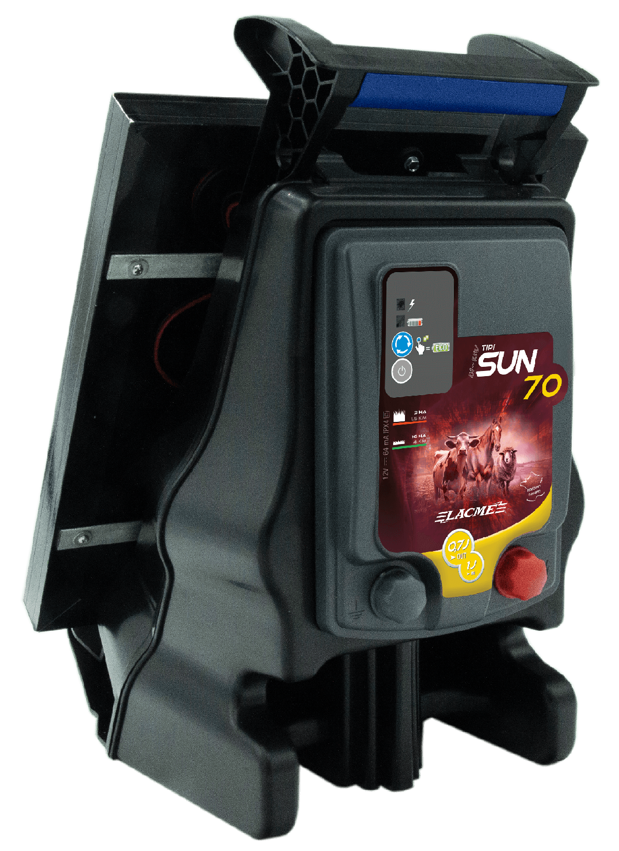 Lacme - Electrificateur compact solaire 14 W, 11600 V, 0.7 J. - LACMÉ - Image 1