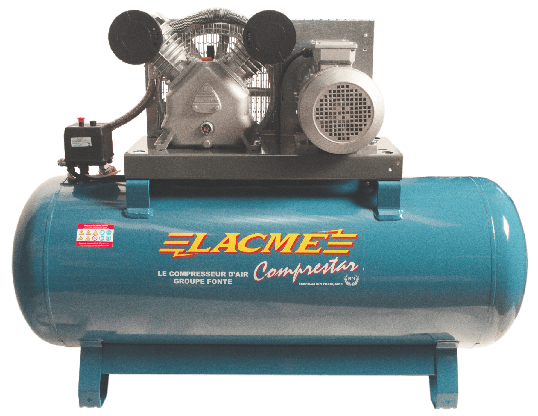 Lacme - Compresseur fixe Comprestar 40V270T - 40 m³/h triphasé - 270 litres - 10 bar - LACMÉ - Image 3