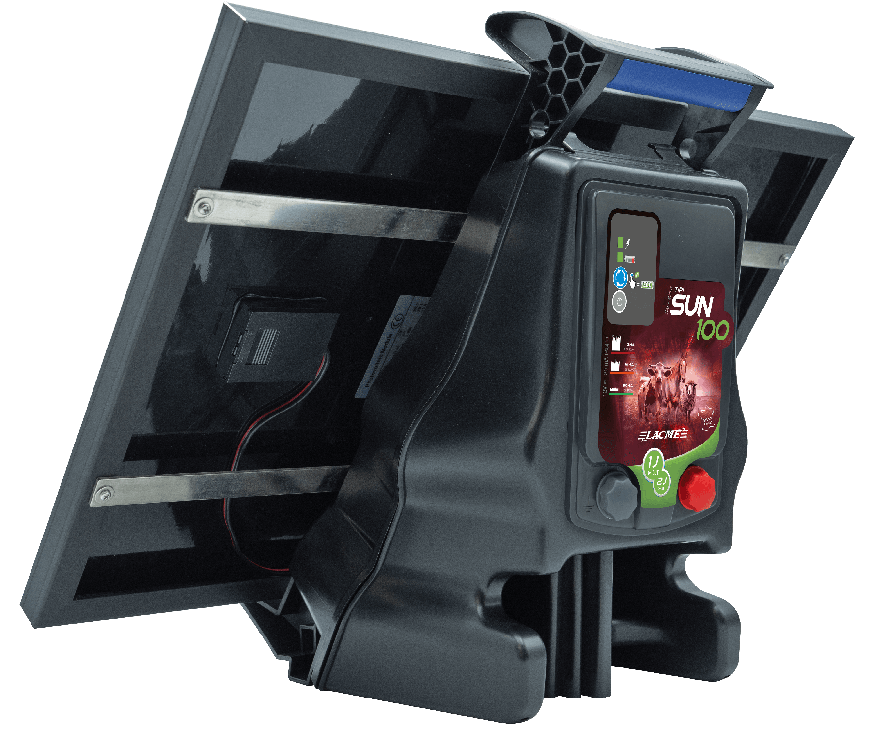 Lacme - Electrificateur compact solaire 33 W, 11600 V, 1 J - LACMÉ - Image 3