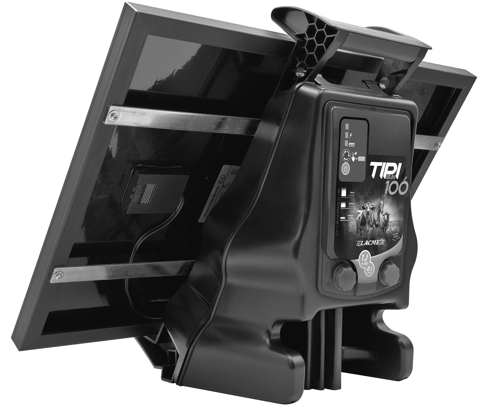 Lacme - Electrificateur compact solaire 33 W, 11600 V, 1 J - LACMÉ - Image 2