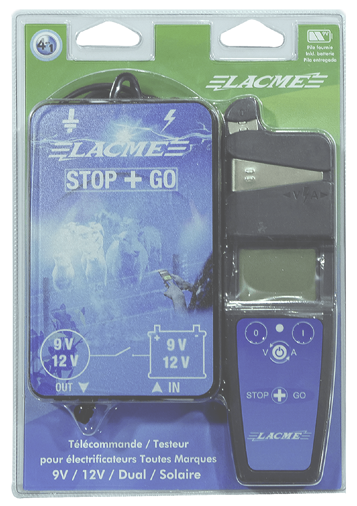 Lacme - Pack télécommande STOP+GO 12V, contrôleur - LACMÉ - Image 1