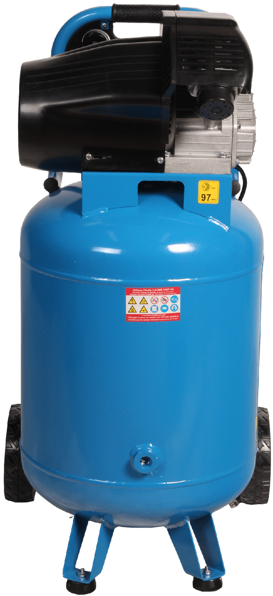 Lacme - Compresseur monobloc PRIMAIR MM20/100V - 20 m³/h monophasé - 100 litres - 8 bar - LACMÉ - Image 1